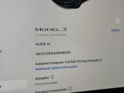2025 Tesla Model 3 Long Range