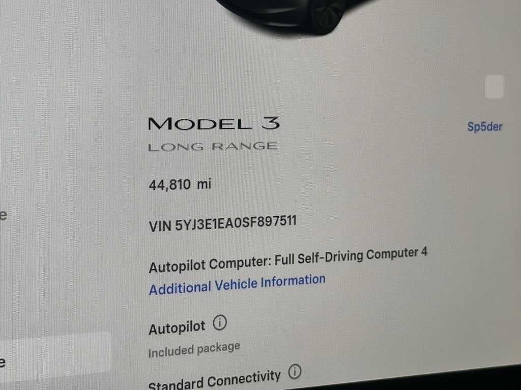 2025 Tesla Model 3 Long Range