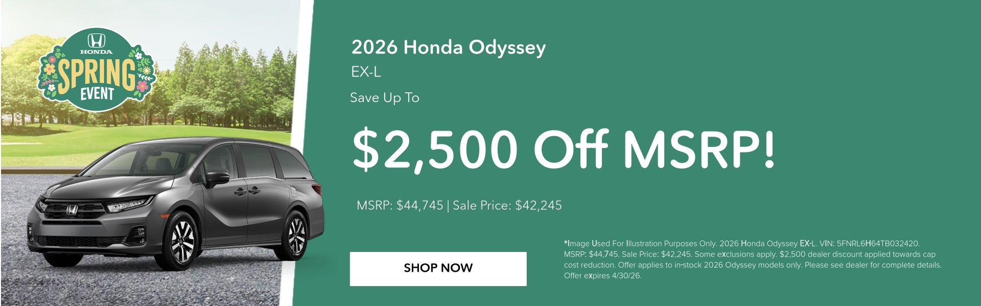 2026 Honda Odyssey