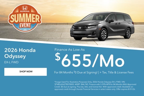 2026 Honda Odyssey
