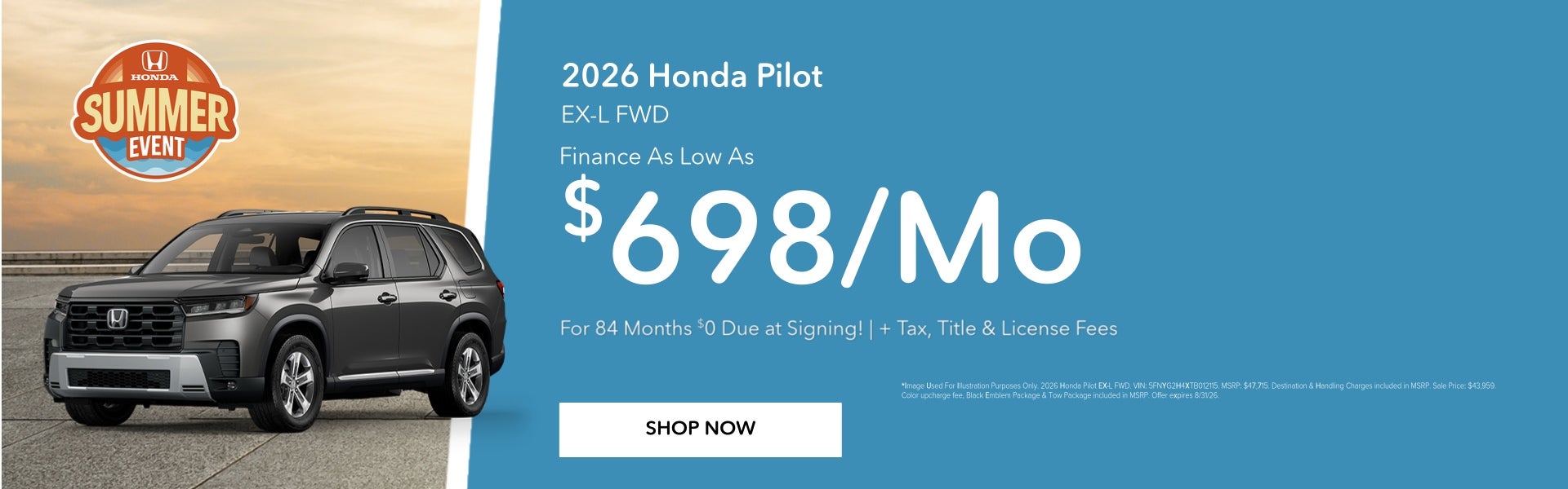 2026 Honda Pilot